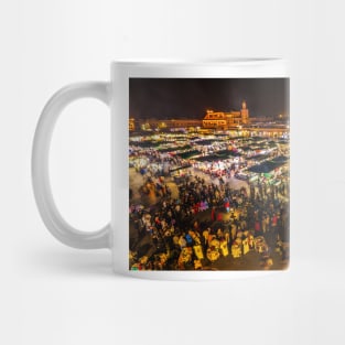 Marrakech, the Jemma al Fna at night Mug